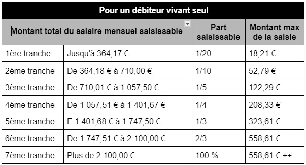 Saisie sur salaire - vie-professionnelle.fr